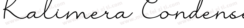 Kalimera Condensed字体转换